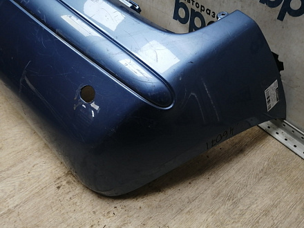 AA046071; Бампер задний, узкий молдинг; под паркт. (85022-BC640) для Nissan Micra III (K12) рест. (2007-2010)/БУ; Оригинал; Р1, Мелкий дефект; 