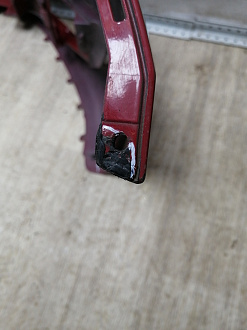 AA045701; Бампер передний; без паркт.; под омыват. (1T0 807 221 M) для Volkswagen Touran II (2010-2015)/БУ; Оригинал; Р2, Удовлетворительное; 