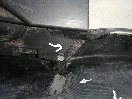 AA045400; Бампер передний; под паркт.; под омыват. (52119-06C40) для Toyota Camry/БУ; Оригинал; Р1, Мелкий дефект; 