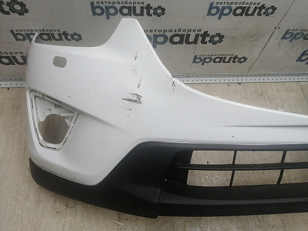 AA045756; Бампер передний; без паркт.; под омыват. (KD45-50031) для Mazda CX-5/БУ; Оригинал; Р1, Мелкий дефект; 