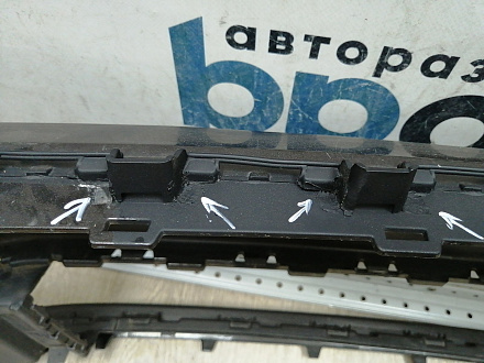 AA044403; Бампер передний; под паркт.; под омыват. (3AA807221) для Volkswagen Passat/БУ; Оригинал; Р1, Мелкий дефект; 