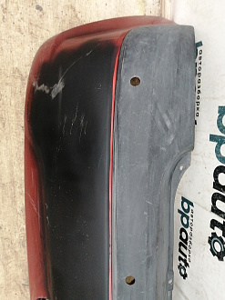 AA040262; Бампер задний; под паркт. (86611-1C310) для Hyundai Getz рест. (2005-2011)/БУ; Оригинал; Р1, Мелкий дефект; 