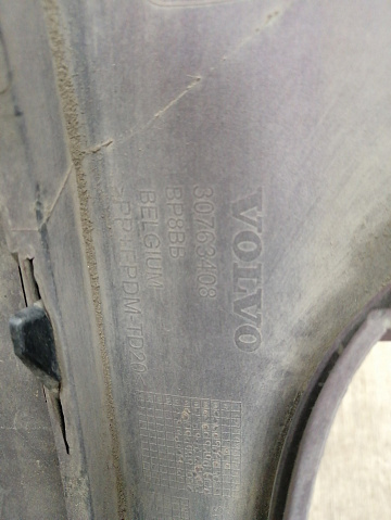 Фотография детали AA027921; Бампер передний; без паркт.; под омыват. (30763408) для Volvo XC60 I (2008-2013)/БУ; Оригинал; Р1, Мелкий дефект; . Фото номер 29