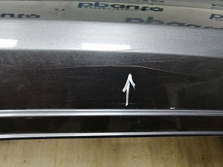 AA046110; Бампер задний; без паркт. (86611-4Y000) для Kia Rio III Sedan (2011- 2015)/БУ; Оригинал; Р1, Мелкий дефект; 