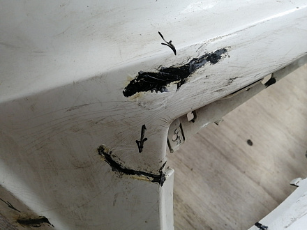 AA046138; Бампер передний, AMG; под паркт.; под омыват. (A1668856425) для Mercedes-Benz GL-klasse II (X166) (2012-2016)/БУ; Оригинал; Р2, Удовлетворительное; 