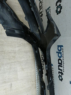 AA046104; Бампер передний, AMG; под паркт.; под омыват. (A1668803140) для Mercedes-Benz M-klasse III (W166) (2011-2015)/БУ; Оригинал; Р1, Мелкий дефект; 