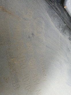 AA045600; Бампер передний; под паркт.; под омыват. (8K0 807 437 AC) для Audi A4 B8/БУ; Оригинал; Р1, Мелкий дефект; 