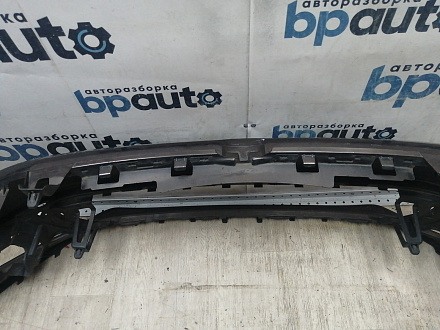 AA044500; Бампер передний; без паркт.; под омыват. (6R0807221) для Volkswagen Polo V Hatchback (2009-2013)/БУ; Оригинал; Р1, Мелкий дефект; 
