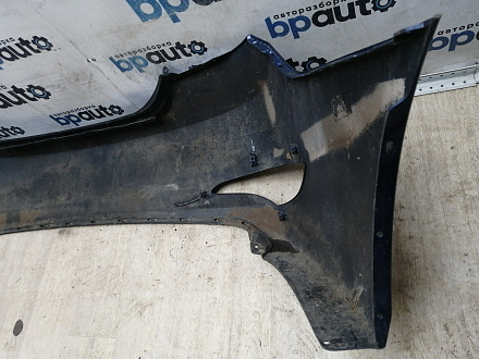 BA000138; Бампер задний; без паркт. (86611-4L500) для Hyundai Solaris I рест. Sedan (2014- 2016)/БУ; Оригинал; Р1, Мелкий дефект; 