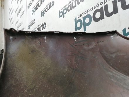 AA014680; Бампер задний; под паркт. (86611-4L700) для Hyundai Solaris I рест. HB (2014- 2016)/БУ; Оригинал; Р2, Удовлетворительное; 