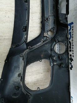 AA046483; Бампер передний; под паркт. (51117210763) для BMW Х5 II (E70) рест. (2010-2013)/БУ; Оригинал; Р1, Мелкий дефект; 