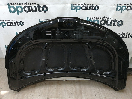 AA044285; Капот (66400-4Y000) для Kia Rio/Нов с деф; Неоригинал; Р1, Мелкий дефект; Черный (MZH)