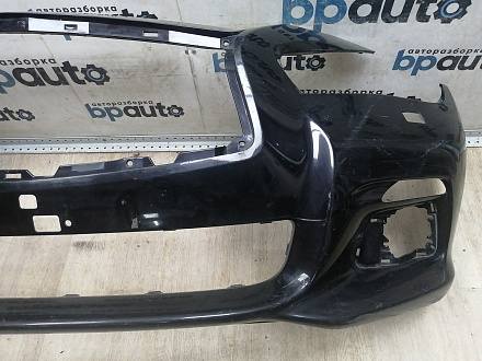 BA000215; Бампер передний; без паркт.; под омыват. (62022-4HB0H) для Infiniti Q50 (2013-2017)/БУ; Оригинал; Р1, Мелкий дефект; 