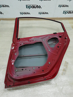 AA001964; Дверь задняя правая, стойка 19,5 см. (GS1D72010) для Mazda 6 GH/БУ; Оригинал; Р0, Хорошее; (27A) Красный перламутр