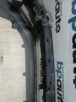 BA000164; Бампер передний; под паркт.; под омыват. (4G0 807 437) для Audi A6 C7/БУ; Оригинал; Р1, Мелкий дефект; 