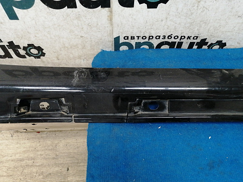 Фотография детали AA031776; Накладка порога левая (75806-60050) для Toyota Land Cruiser Prado/БУ; Оригинал; Р2, Удовлетворительное; . Фото номер 12