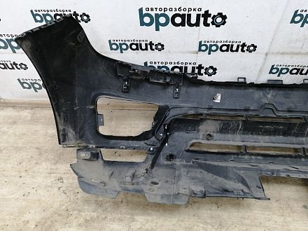 AA018102; Бампер передний; под паркт.; под омыват. (DK62-17F775-AB) для Land Rover Range Rover Sport II L 494 (2013 - 2017)/БУ; Оригинал; Р1, Мелкий дефект; 