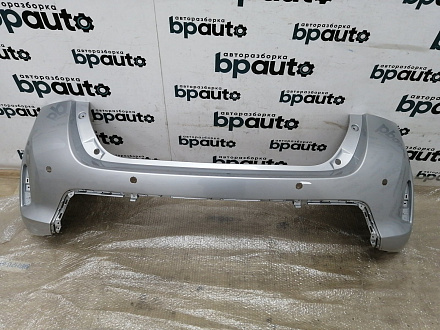 AA011373; Бампер задний; под паркт. (52159-02840) для Toyota Auris II (2013 — 2015)/БУ; Оригинал; Р0, Хорошее; (1F7) Серебро металик