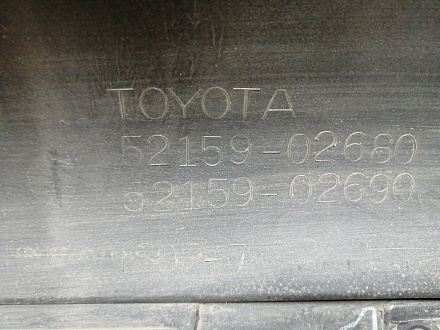 AA045680; Бампер передний; без паркт.; без омыват. (52119-02680) для Toyota Auris I (2007- 2010)/БУ; Оригинал; Р1, Мелкий дефект; 