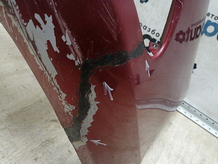 AA046086; Бампер передний; под паркт.; под омыват. (52119-33610) для Lexus ES V рест. (2009- 2012)/БУ; Оригинал; Р1, Мелкий дефект; 