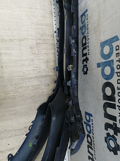 AA046175; Бампер передний; под паркт.; без омыват. (A2058850525) для Mercedes-Benz C-klasse IV (W205) (2014-2018)/БУ; Оригинал; Р1, Мелкий дефект; 