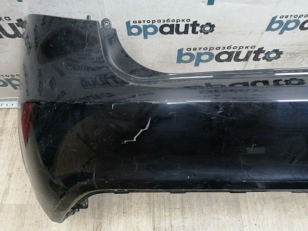 AA046116; Бампер задний; без паркт. (86611-4Y000) для Kia Rio III Sedan (2011- 2015)/БУ; Оригинал; Р1, Мелкий дефект; 