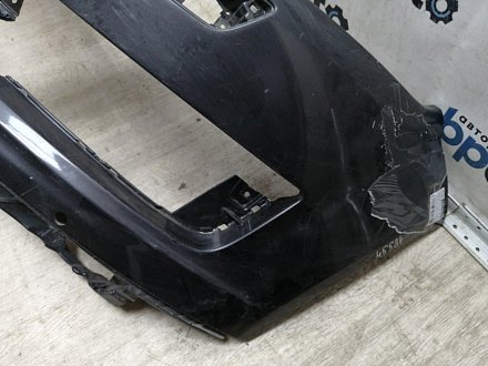 AA045534; Бампер передний; под паркт.; под омыват. (4L0 807 437 H) для Audi Q7 I рест. (2010-2015)/БУ; Оригинал; Р1, Мелкий дефект; 