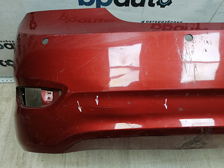 AA045694; Бампер задний; под паркт. (86611-4L000) для Hyundai/БУ; Оригинал; Р1, Мелкий дефект; 