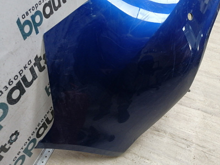 AA046113; Бампер задний; под паркт. (86611-4Y000) для Kia Rio III Sedan (2011- 2015)/БУ; Оригинал; Р1, Мелкий дефект; 