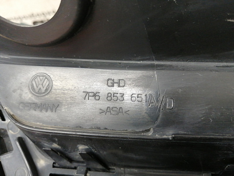 Фотография детали AA028226; Решетка радиатора (7P6853651A) для Volkswagen Touareg II (2010-2014)/БУ; Оригинал; Р1, Мелкий дефект; . Фото номер 12
