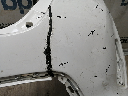 AA044958; Бампер задний; без паркт. (52159-02840) для Toyota Auris II (2013 — 2015)/БУ; Оригинал; Р2, Удовлетворительное; 