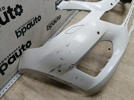 AA045431; Бампер передний; под паркт.; под омыват. (A2048855238) для Mercedes-Benz GLK-klasse I (X204) (2012-2015)/БУ; Оригинал; Р1, Мелкий дефект; 