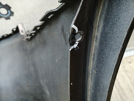 AA046226; Бампер задний; под паркт. (1T0807417K) для Volkswagen Touran II (2010-2015)/БУ; Оригинал; Р1, Мелкий дефект; 