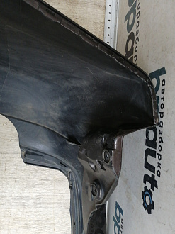 AA045379; Бампер задний; без паркт. (6410D125) для Mitsubishi Pajero Sport III (2015-2020)/БУ; Оригинал; Р1, Мелкий дефект; 