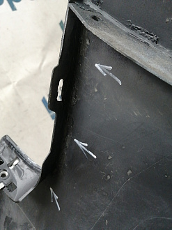 AA045601; Бампер передний; под паркт.; под омыват. (8K0 807 437 AC) для Audi A4 B8/БУ; Оригинал; Р2, Удовлетворительное; 