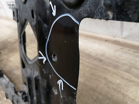Фотография детали AA030950; Передняя панель (64101-1M000) для Kia Cerato II (2009-2013)/БУ; Оригинал; Р3, Под восстановление; . Фото номер 4