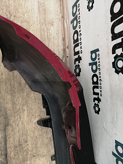 AA037704; Бампер задний; без паркт. (52159-02400) для Toyota Auris I (2007- 2010)/БУ; Оригинал; Р1, Мелкий дефект; 