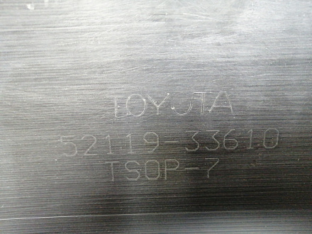 AA046087; Бампер передний; под паркт.; под омыват. (52119-33610) для Lexus ES V рест. (2009- 2012)/БУ; Оригинал; Р1, Мелкий дефект; 