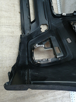 AA046376; Бампер передний; без паркт.; под омыват. (57704-SJ000) для Subaru Forester V (2018-2021)/БУ; Оригинал; Р1, Мелкий дефект; 