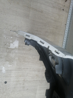 AA045756; Бампер передний; без паркт.; под омыват. (KD45-50031) для Mazda CX-5/БУ; Оригинал; Р1, Мелкий дефект; 