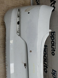 AA045616; Бампер задний; под паркт. (86611-4L700) для Hyundai Solaris I рест. HB (2014- 2016)/БУ; Оригинал; Р1, Мелкий дефект; 