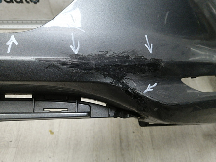 AA046270; Бампер передний; без паркт.; без омыват. (86511-F2000) для Hyundai Elantra VI (AD) (2016-2018)/БУ; Оригинал; Р2, Удовлетворительное; 