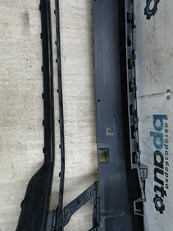 AA045702; Бампер передний; под паркт.; под омыват. (5СU807221A) для Volkswagen Jetta VI рест. (2015-2018)/БУ; Оригинал; Р2, Удовлетворительное; 