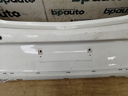 AA042247; Бампер задний, под хром молдинг; под паркт. (13368066) для Opel Astra J рест. HB 5D (2012 - 2015)/БУ; Оригинал; Р1, Мелкий дефект; 