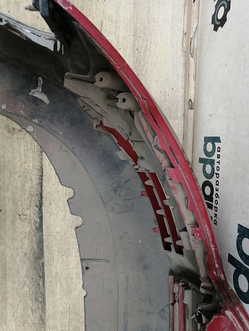 Фотография детали AA000540; Бампер передний; без паркт.; без омыват. (8E0 807 437 AG) для Audi A4 III (B7) Sedan (2004-2009)/БУ; Оригинал; Р1, Мелкий дефект; . Фото номер 13