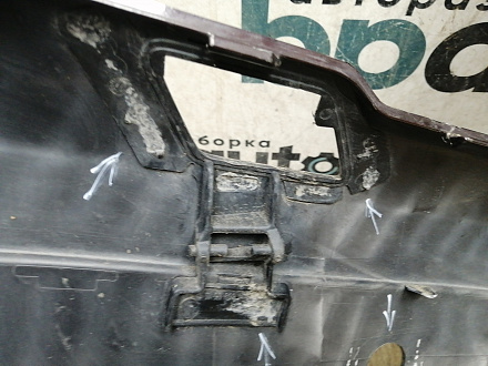BA000067; Бампер передний; под паркт.; под омыват. (A2048851425) для Mercedes-Benz GLK-klasse I (X204) (2008-2012)/БУ; Оригинал; Р1, Мелкий дефект; 