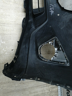 AA045828; Бампер передний; под паркт.; под омыват. (KD45-50031) для Mazda CX-5/БУ; Оригинал; Р1, Мелкий дефект; 