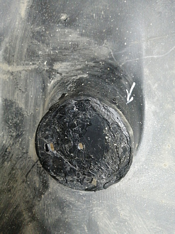 AA045245; Бампер задний; без паркт. (52159-12A30) для Toyota Corolla 150 (2006-2009)/БУ; Оригинал; Р2, Удовлетворительное; 