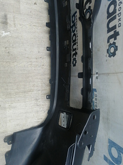 AA045777; Бампер передний; без паркт.; под омыват. (52119-42730) для Toyota Rav4 30 рест. V 2.4 (2009 - 2010)/БУ; Оригинал; Р1, Мелкий дефект; 