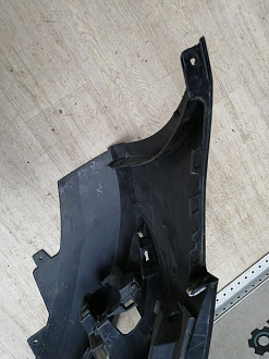 BA000163; Бампер передний; под паркт.; под омыват. (4G0 807 437) для Audi A6 C7/БУ; Оригинал; Р1, Мелкий дефект; 